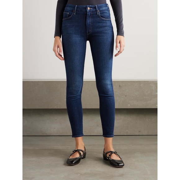 MOTHER The Looker Body Electric Low-Mid Rise Quality Stretchy Denim Skinny Jeans - Picture 15 of 16